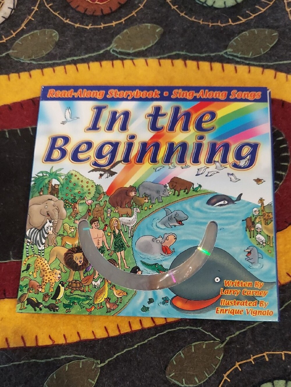 ❤️ Children's Read-Along Bible Story Book & CD Set Of 8 - Picture 2 of 13